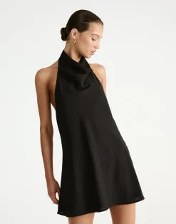 Flynn Mini Dress (Black)*CHARCOAL Hot