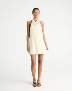 Flynn Mini Dress (Butter)*CHARCOAL New