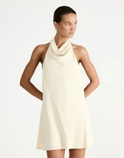 Flynn Mini Dress (Butter)*CHARCOAL New