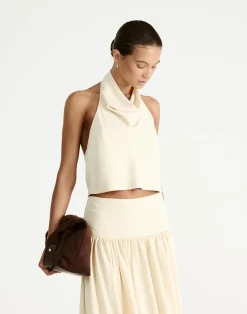 Flynn Top (Butter)*CHARCOAL Sale
