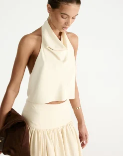 Flynn Top (Butter)*CHARCOAL Sale