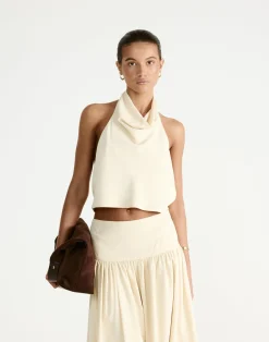 Flynn Top (Butter)*CHARCOAL Sale
