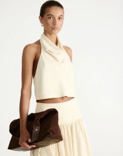 Flynn Top (Butter)*CHARCOAL Sale