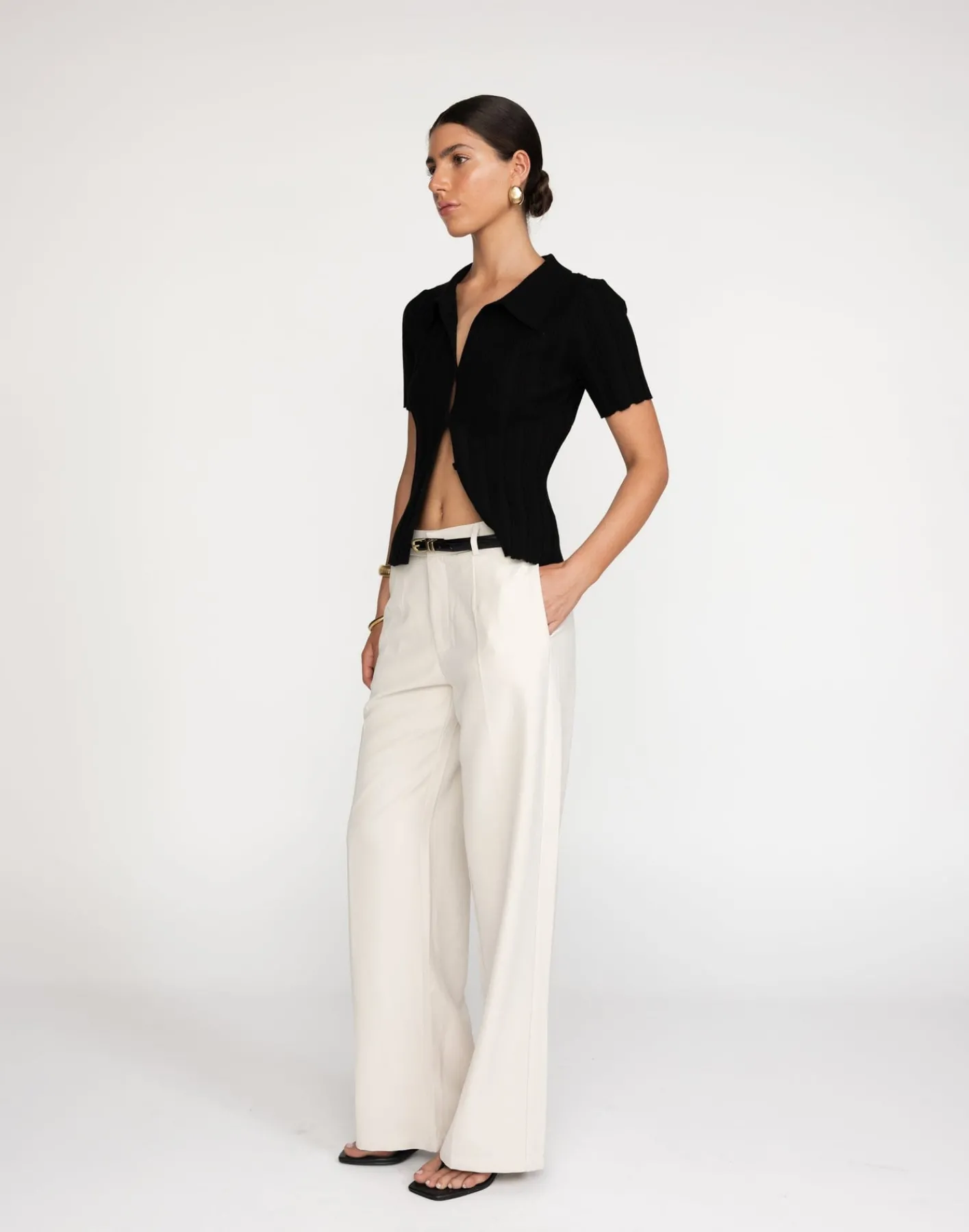 Fran Knit Top (Black)*CHARCOAL Discount