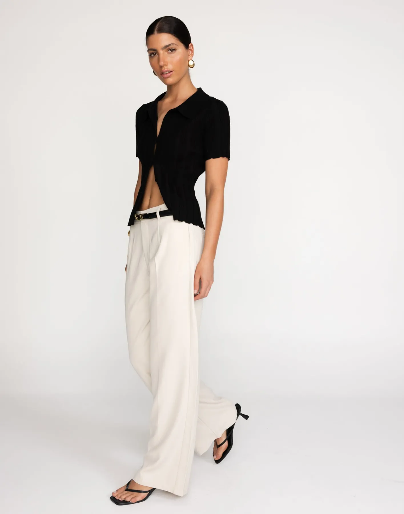 Fran Knit Top (Black)*CHARCOAL Discount