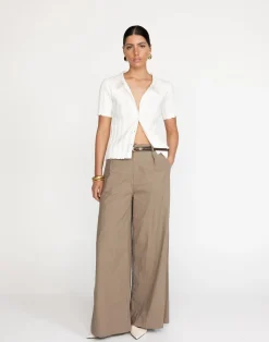Fran Knit Top (Cream)*CHARCOAL Outlet