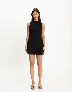 Francesca Mini Dress (Black)*CHARCOAL CLOTHING Discount