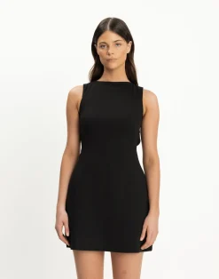 Francesca Mini Dress (Black)*CHARCOAL CLOTHING Discount