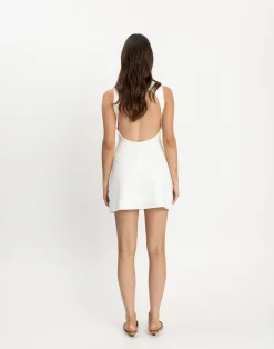 Francesca Mini Dress (White)*CHARCOAL CLOTHING Online