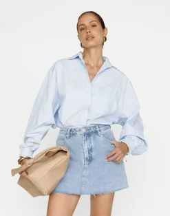Franco Shirt (Sky)*CHARCOAL Hot