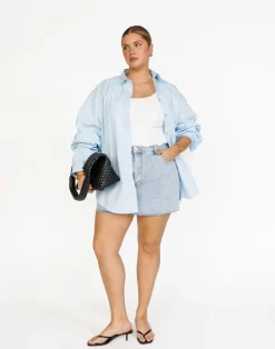 Franco Shirt (Sky)*CHARCOAL Hot