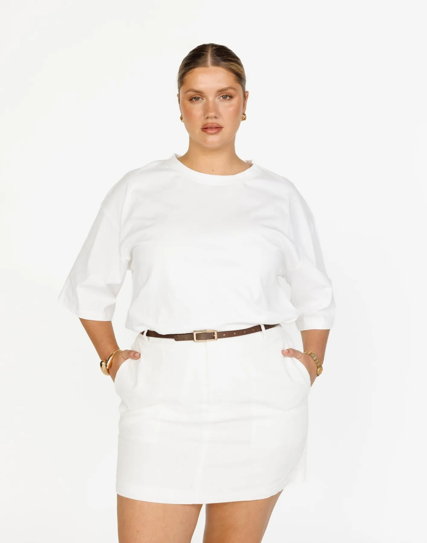 Frankie Mini Skirt (White)*CHARCOAL Online