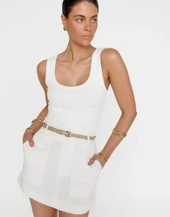 Frankie Mini Skirt (White)*CHARCOAL Online