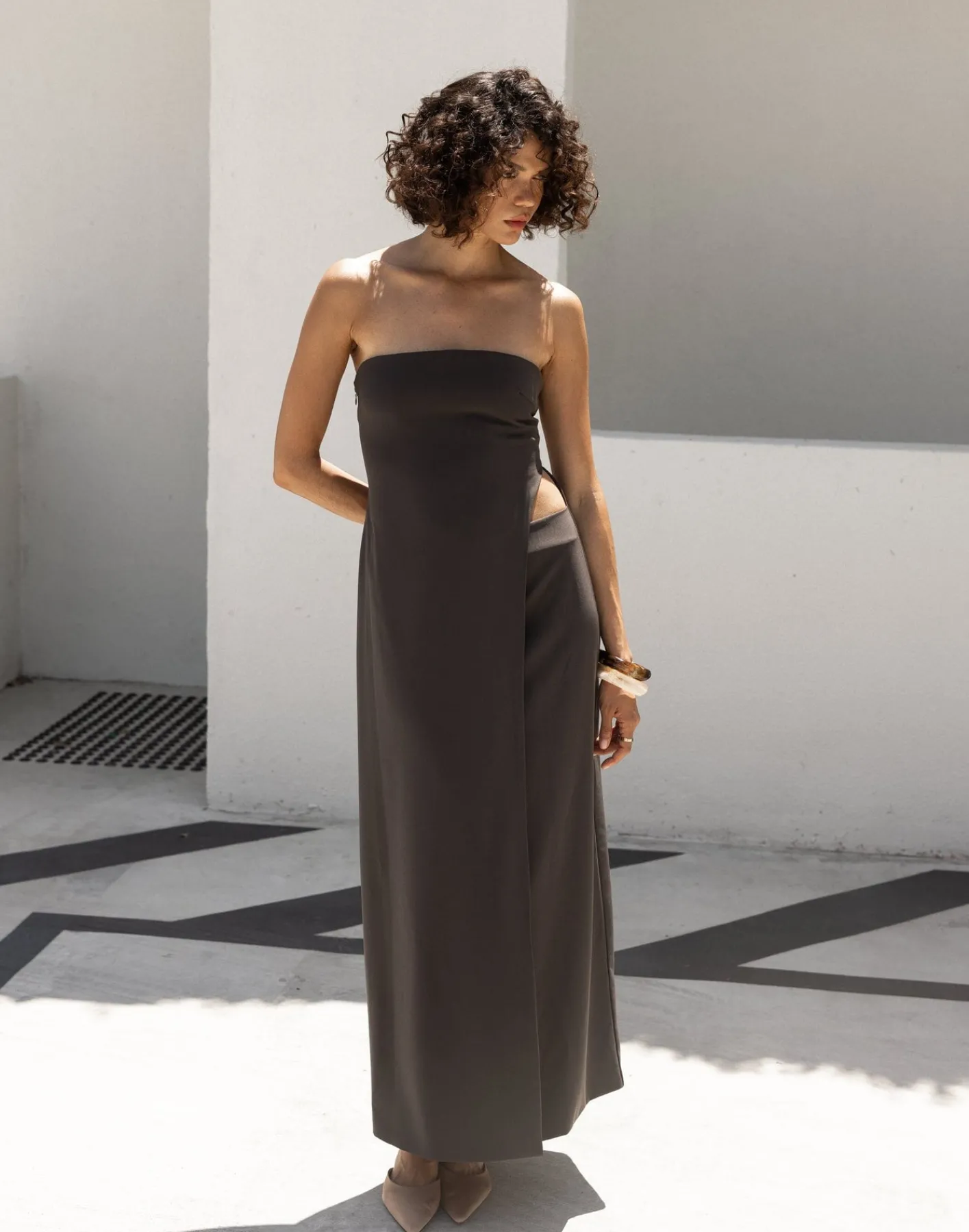 Gabby Maxi Dress*CHARCOAL Outlet