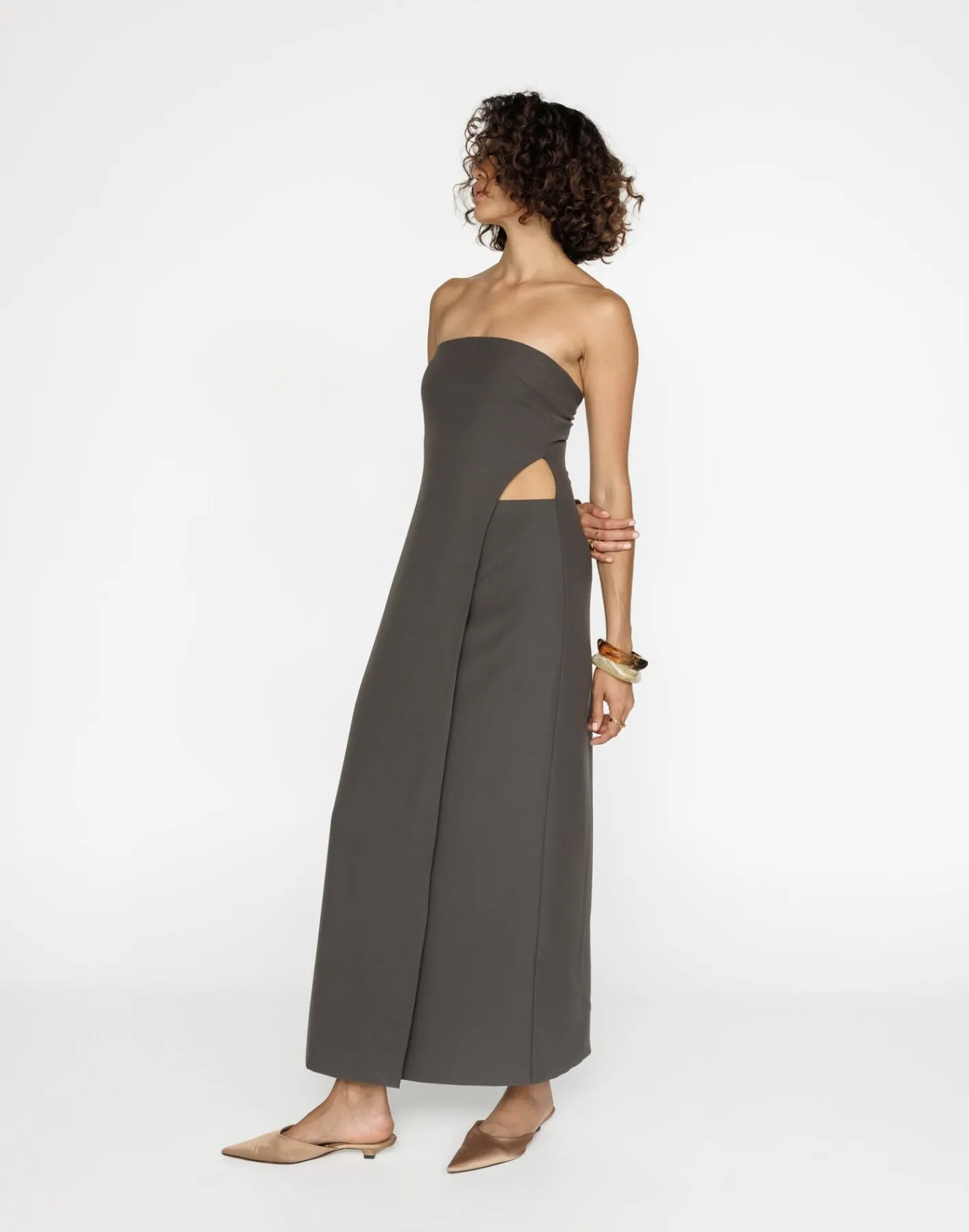 Gabby Maxi Dress*CHARCOAL Outlet