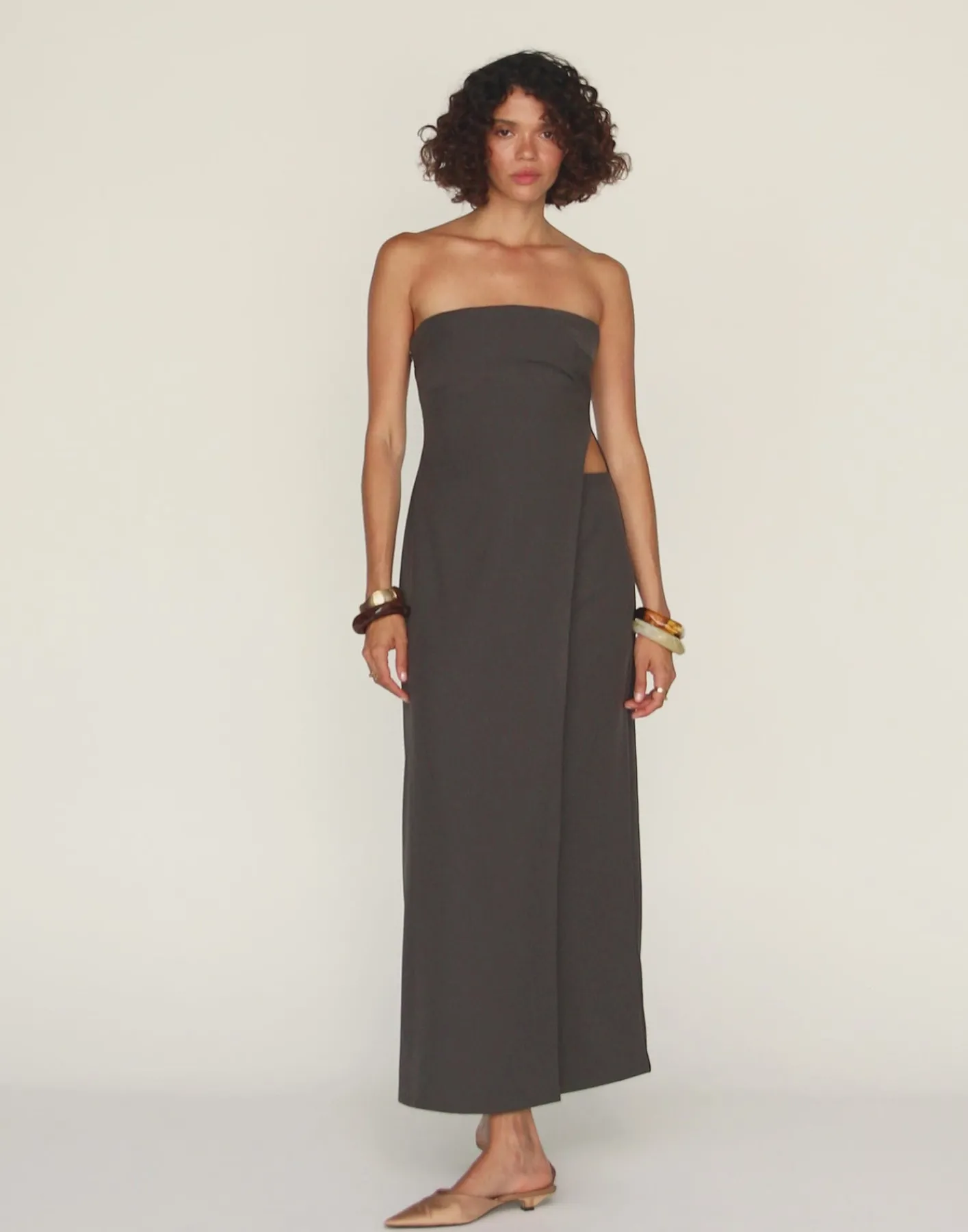 Gabby Maxi Dress*CHARCOAL Outlet