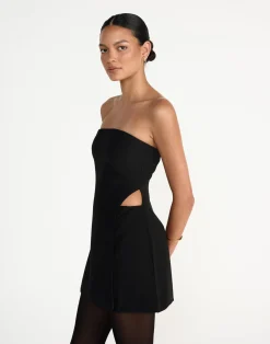 Gabby Mini Dress (Black)*CHARCOAL CLOTHING Best