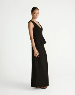 Giana Maxi Skirt (Black)*CHARCOAL Fashion