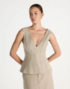 Giana Top (Dusty Sage)*CHARCOAL Best