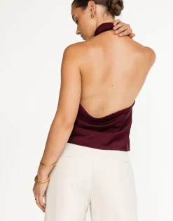 Gilda Top (Plum)*CHARCOAL Clearance