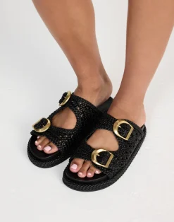 Gisella Slides (Black)  - By*BILLINI Fashion