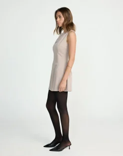 Gwynne Mini Dress (Mocha)*CHARCOAL CLOTHING Outlet