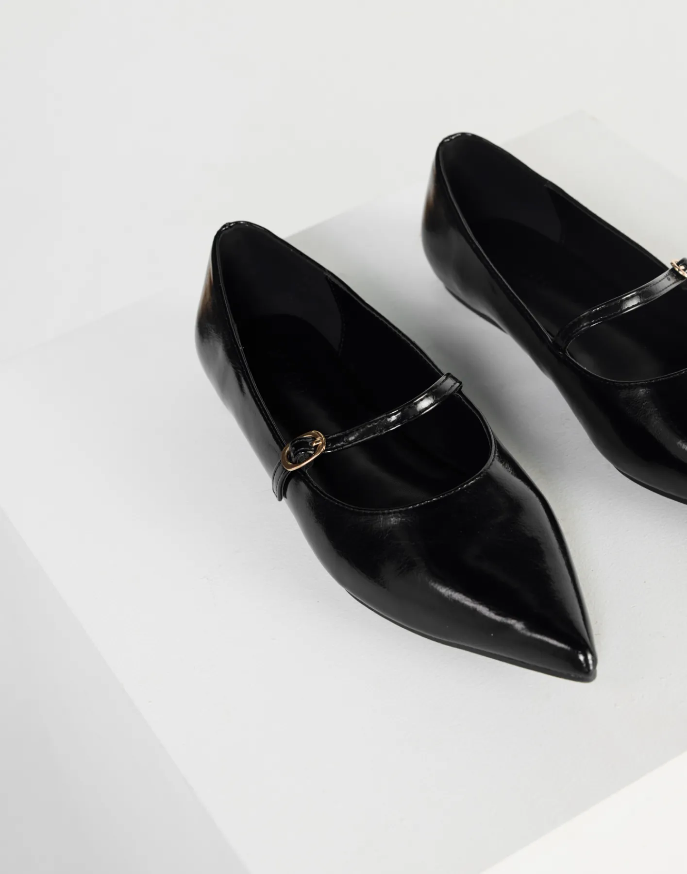 Harriette Ballet Flat (Black Shine) - By*BILLINI Fashion