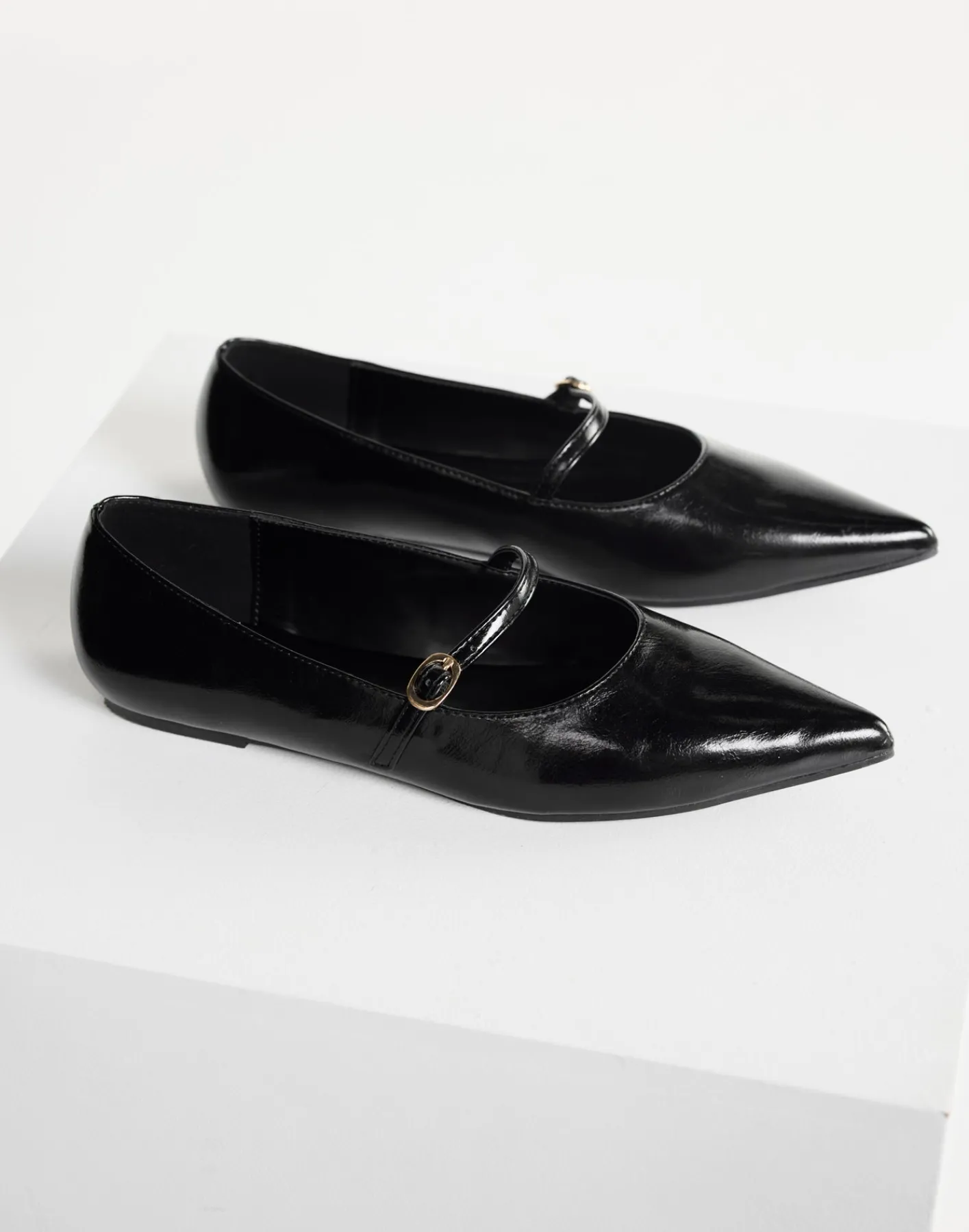 Harriette Ballet Flat (Black Shine) - By*BILLINI Fashion
