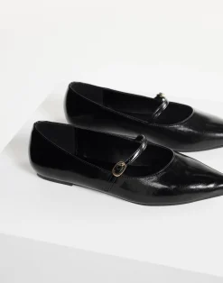 Harriette Ballet Flat (Black Shine) - By*BILLINI Fashion