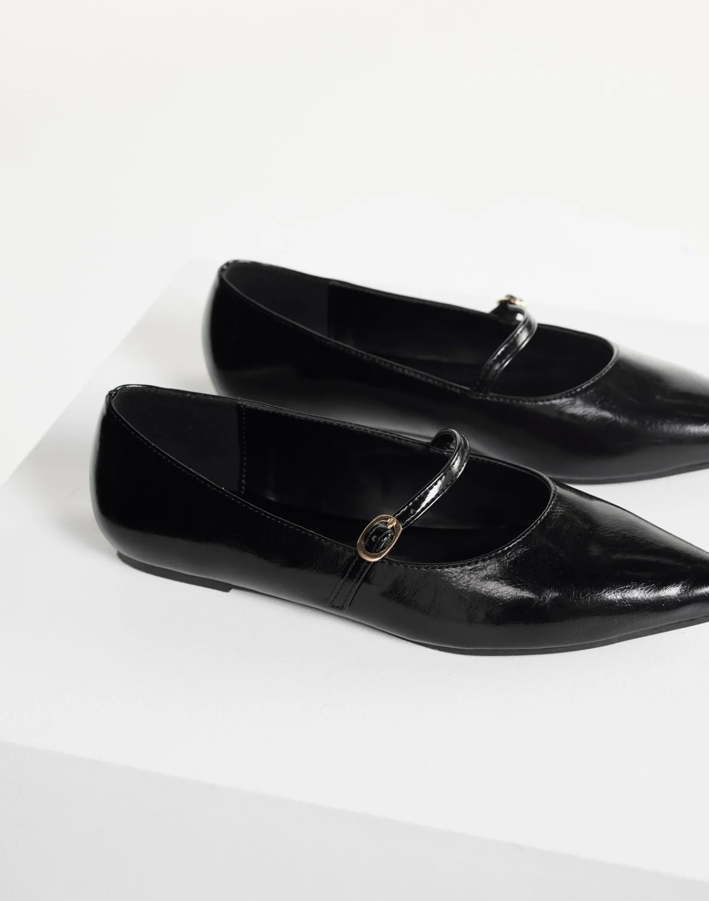 Harriette Ballet Flat (Black Shine) - By*BILLINI Fashion