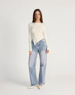 Harvest Long Sleeve Top (Oat)*CHARCOAL CLOTHING Outlet