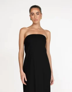 Hati Maxi Dress (Black)*CHARCOAL Hot