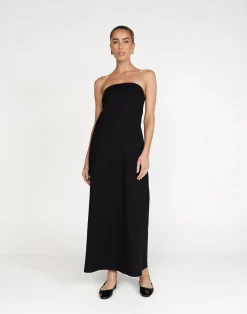 Hati Maxi Dress (Black)*CHARCOAL Hot