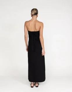 Hati Maxi Dress (Black)*CHARCOAL Hot