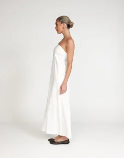Hati Maxi Dress (White)*CHARCOAL Discount