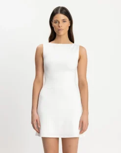 Heatwave Mini Dress (White)*CHARCOAL CLOTHING Sale
