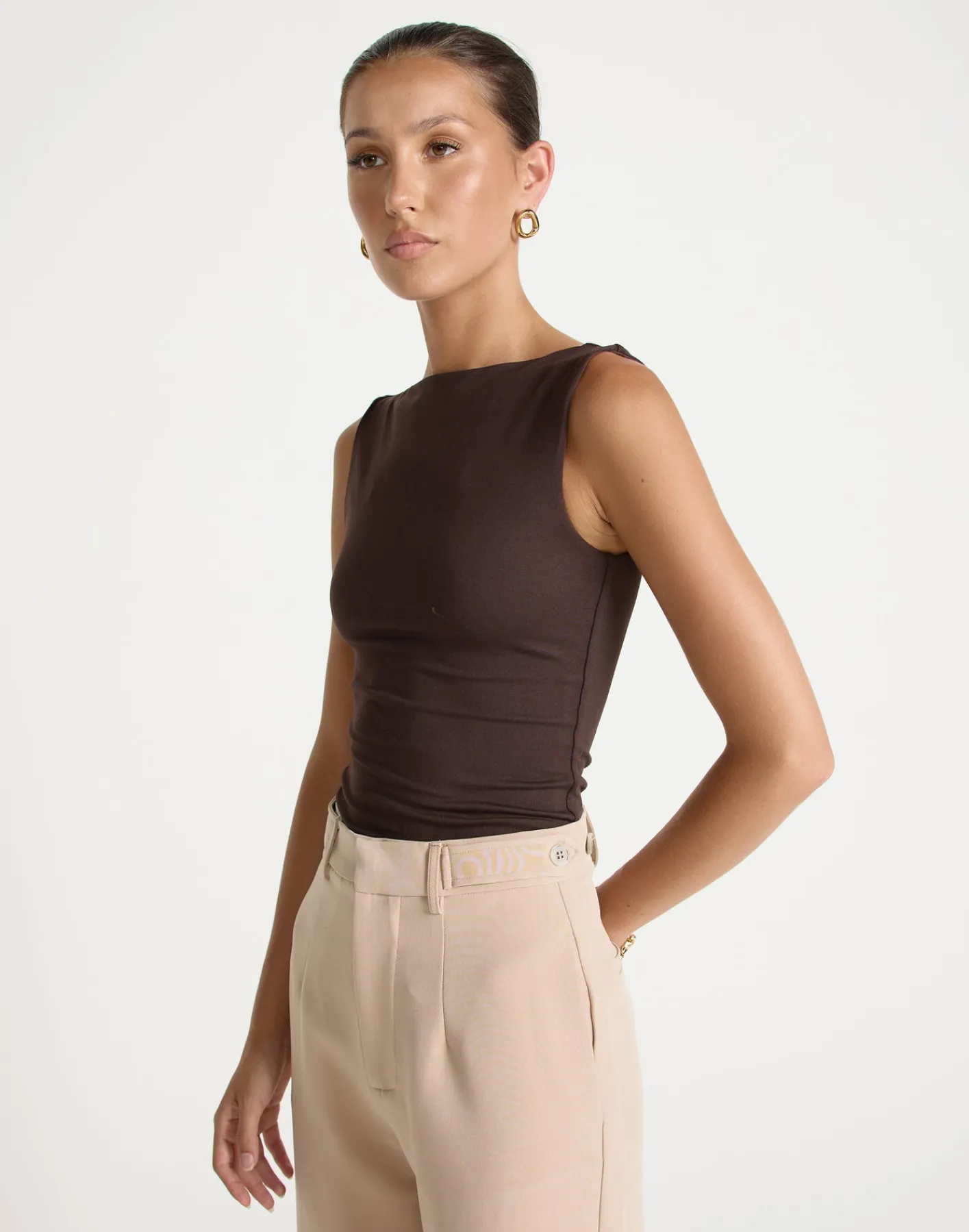 Heatwave Top (Chocolate)*CHARCOAL CLOTHING Outlet
