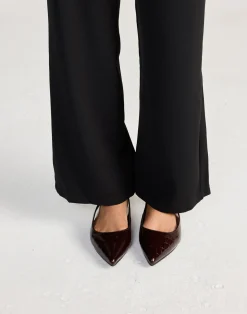 Henna Flats (Dark Cacao Patent Croc) - By*Billini Outlet