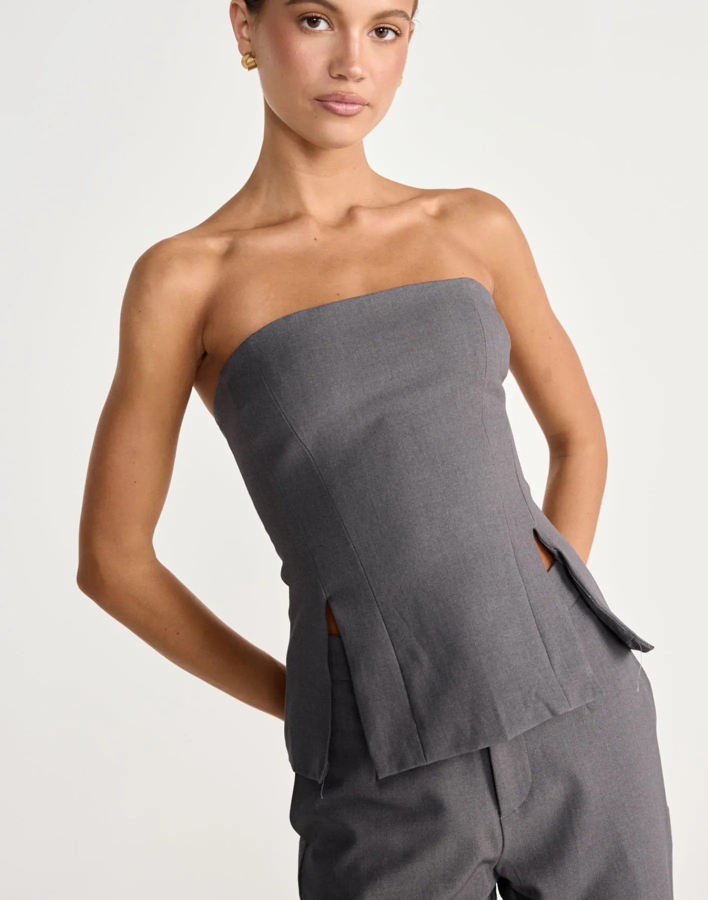 Hollis Top (Slate)*CHARCOAL CLOTHING Discount