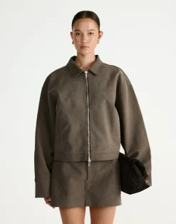 Houston Jacket (Warm Grey)*CHARCOAL Hot