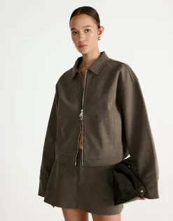 Houston Jacket (Warm Grey)*CHARCOAL Hot