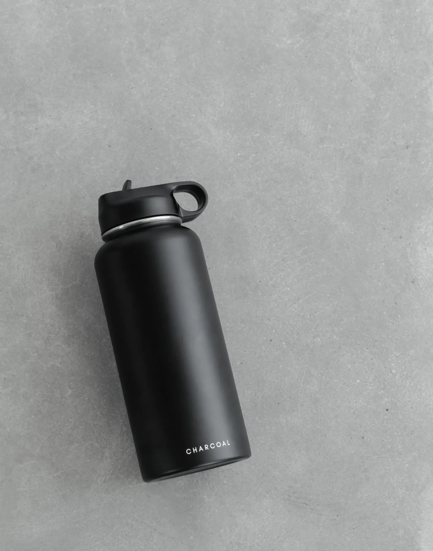 Insulated Water Bottle (Black)*CHARCOAL Outlet