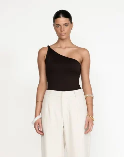 Isa Bodysuit (Chocolate)*CHARCOAL Clearance