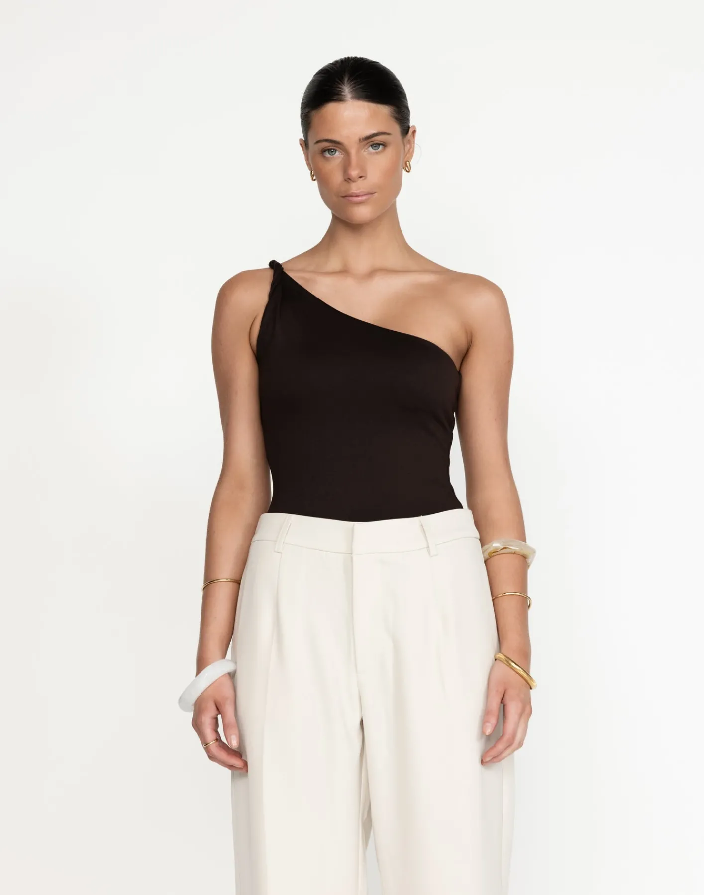 Isa Bodysuit (Chocolate)*CHARCOAL Clearance