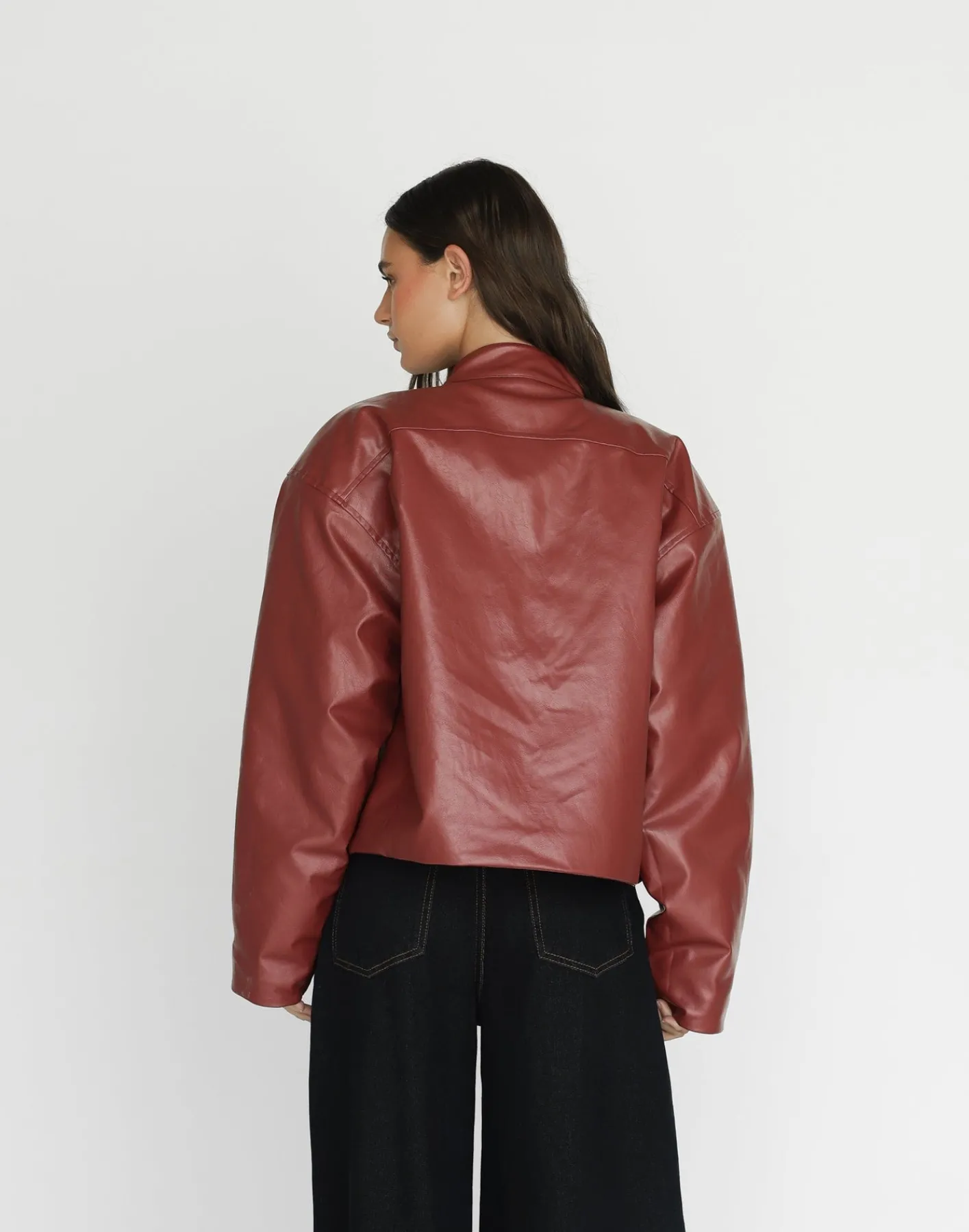 Isaiah Jacket (Cherry)*CHARCOAL Fashion
