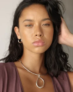 Jacey Earrings (Silver)*CHARCOAL Clearance