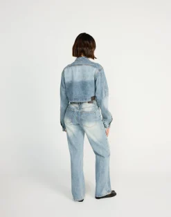 Jackson Cropped Denim Jacket (Mid Faded)*CHARCOAL CLOTHING New