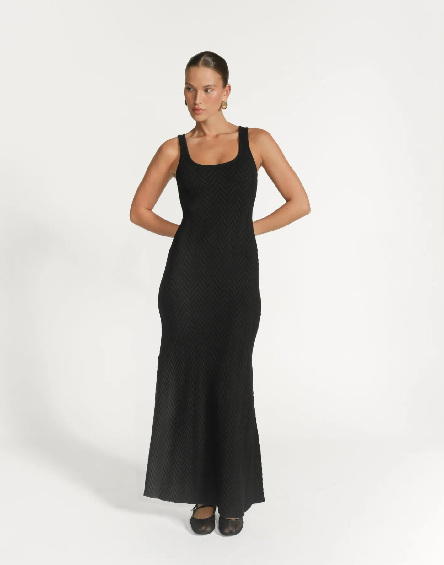 Jacqueline Maxi Dress (Black)*CHARCOAL Fashion