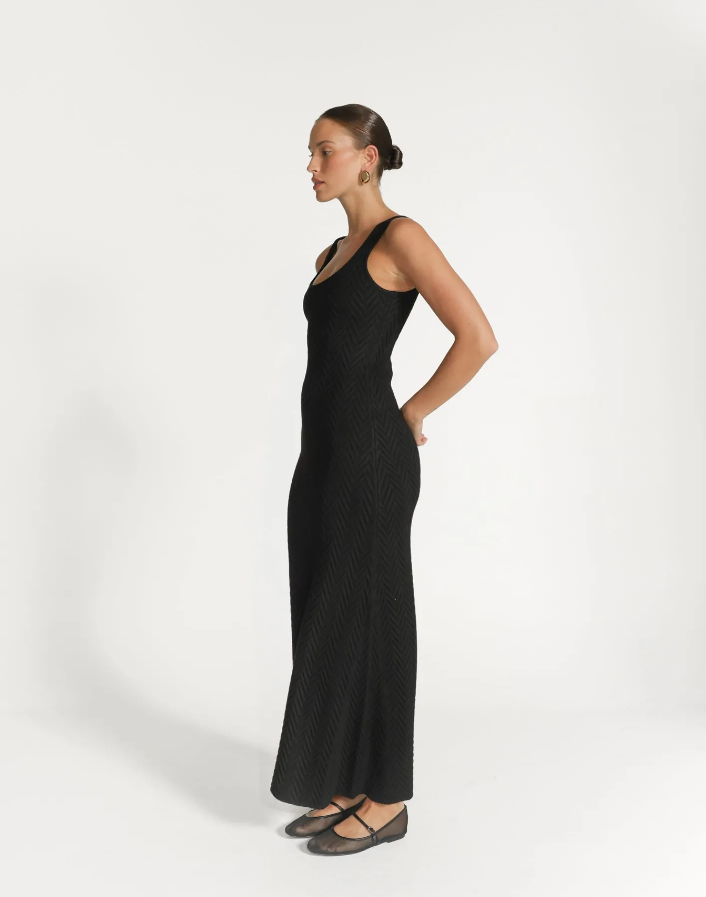 Jacqueline Maxi Dress (Black)*CHARCOAL Fashion