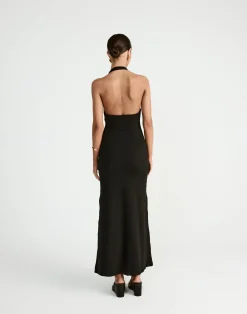 Jairo Maxi Dress (Black)*CHARCOAL New